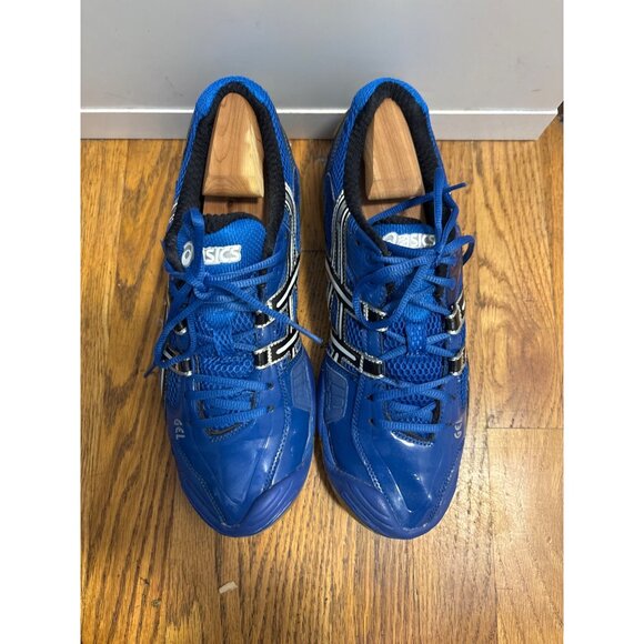 Asics Gel Domain Mens Athletic Shoes Blue & Yellow Size 9.5 - Picture 4 of 8